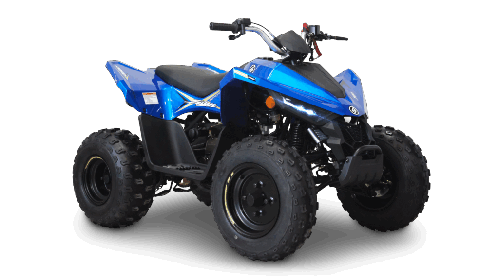 SPORTIVA Kids 110 EFI Blue – Jugend-Quad ab 10 Jahren mit sportlicher Front und LED-Beleuchtung.